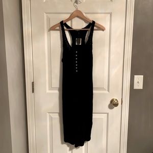 Urban outfitters midi black dress